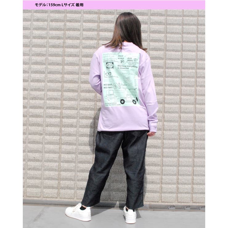 イラスト バックプリント ロングスリーブTEEシャツ | BEAT JIVE | 詳細画像7 