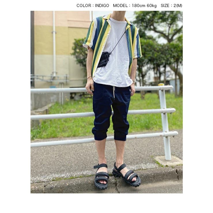 クロップドパンツ ジョガーパンツ 七分丈[品番：BTJM0000363]｜BEAT
