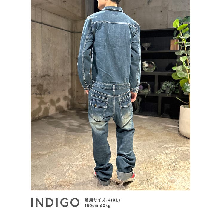 ツナギ デニム ジャンプスーツ[品番：BTJM0000077]｜BEAT JIVE（ビート