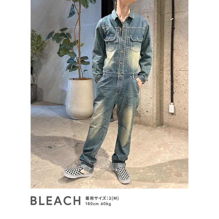 ツナギ デニム ジャンプスーツ[品番：BTJM0000077]｜BEAT JIVE（ビート