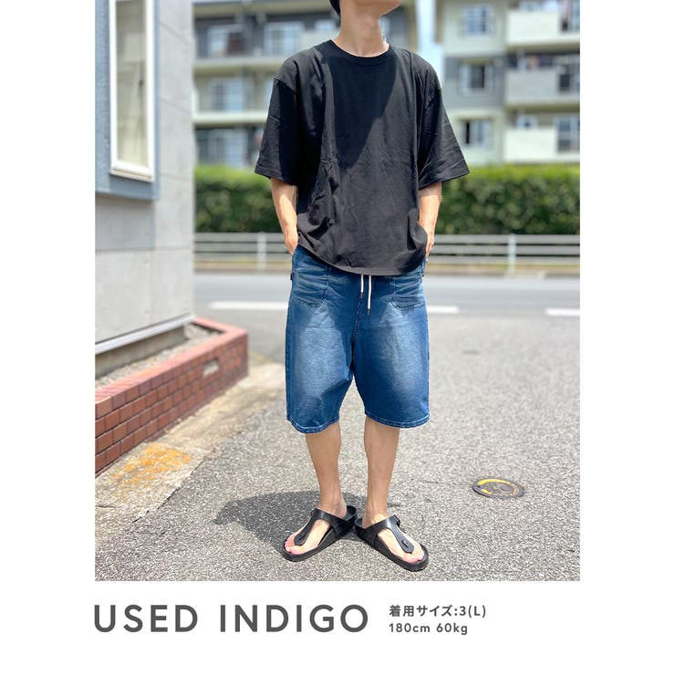 ハーフパンツ 五分丈 カットデニム[品番：BTJM0000307]｜BEAT