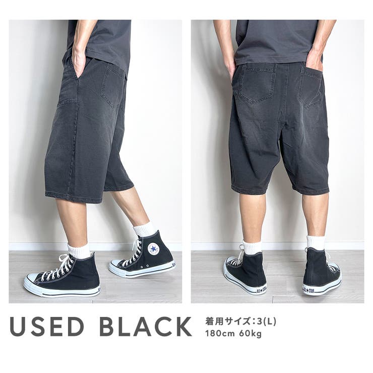 LIVINGTONE / ハーフパンツ、デニムパンツ ハーフパンツ 五分丈 カットデニム[品番：BTJM0000307]｜BEAT