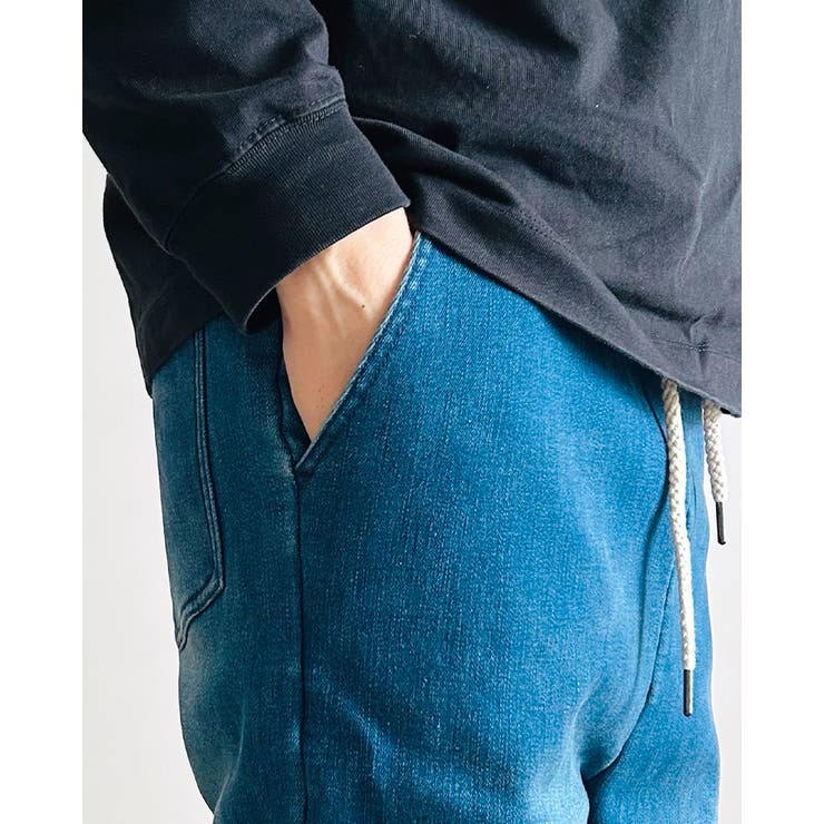 裏起毛 カットデニム ジョガーパンツ | BEAT JIVE | 詳細画像13 