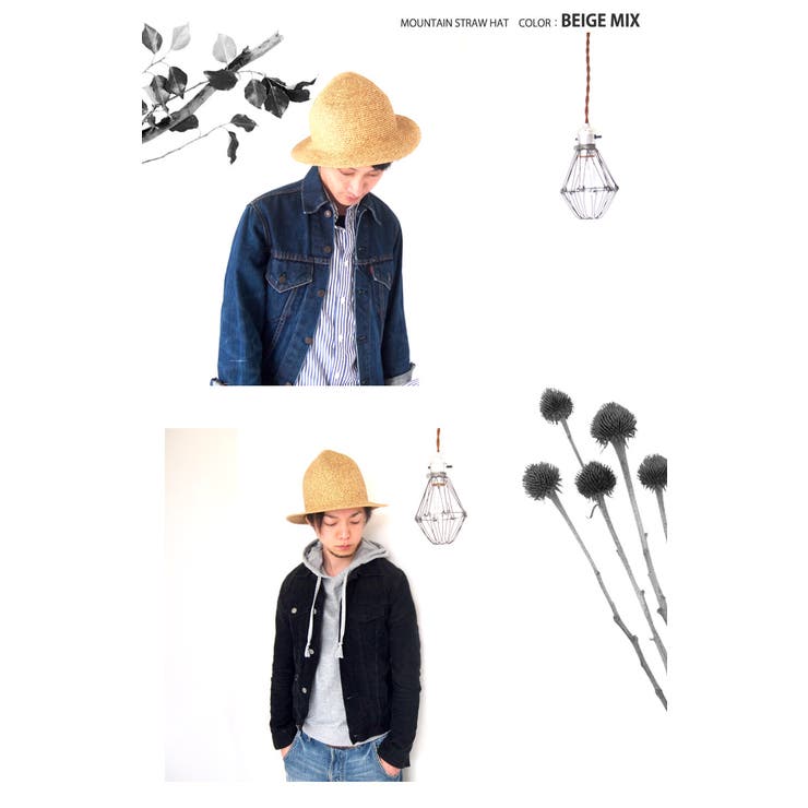 マウンテンハット メンズ ストローハット | BEAT JIVE | 詳細画像7 