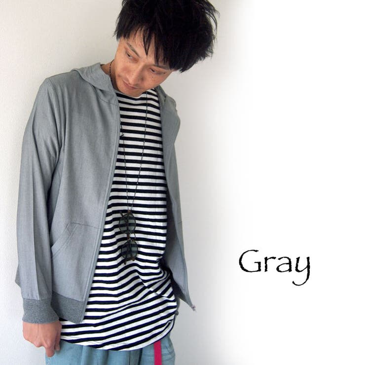 パーカー メンズ シンプルデザイン ハイネック フードパーカー | BEAT JIVE | 詳細画像8 