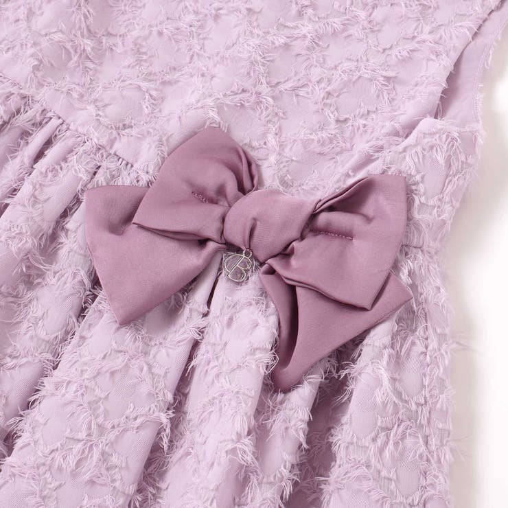 シャギージャガードドレス(100~140cm) | BeBe | 詳細画像12 