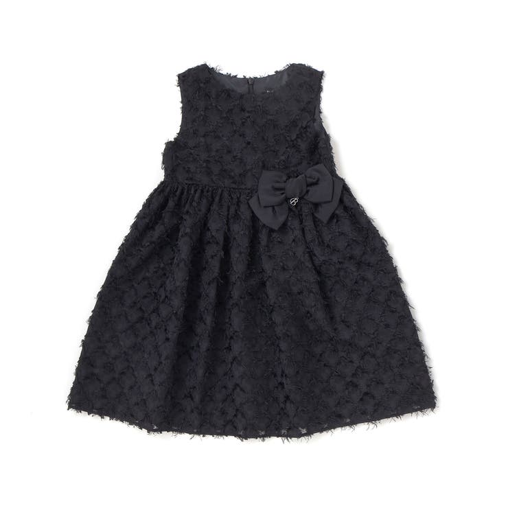 シャギージャガードドレス(100~140cm) | BeBe | 詳細画像4 