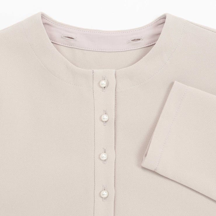 付け襟3wayパールボタンダブルクロスワンピース(100~130cm) | BeBe | 詳細画像10 