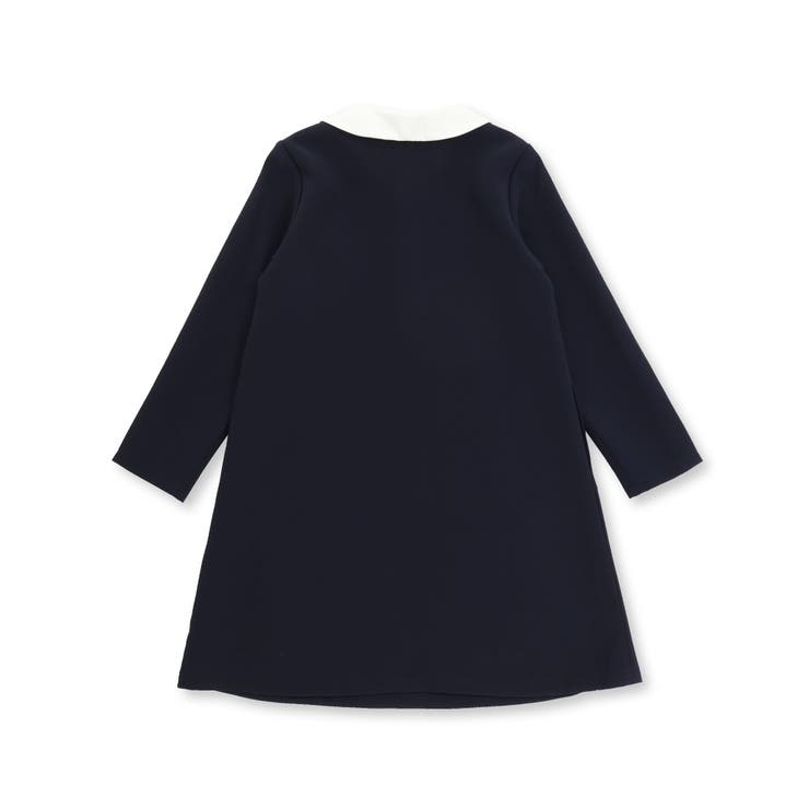 付け襟3wayパールボタンダブルクロスワンピース(100~130cm) | BeBe | 詳細画像14 