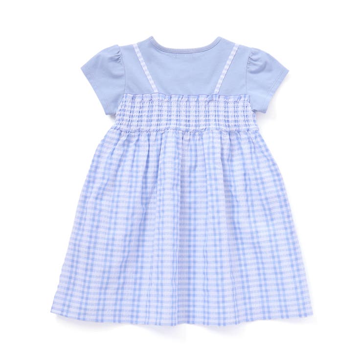 ギンガムシャーリングキャミドッキングワンピース(80~150cm) | BeBe | 詳細画像11 