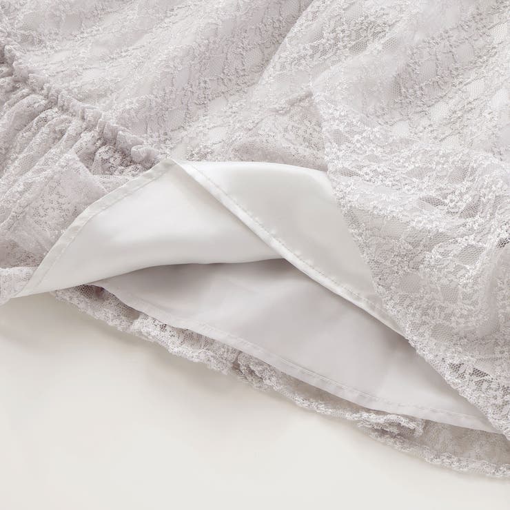 【パニエ付】【日本製】ラッセルレースギャザードレス(100~140cm) | BeBe | 詳細画像20 