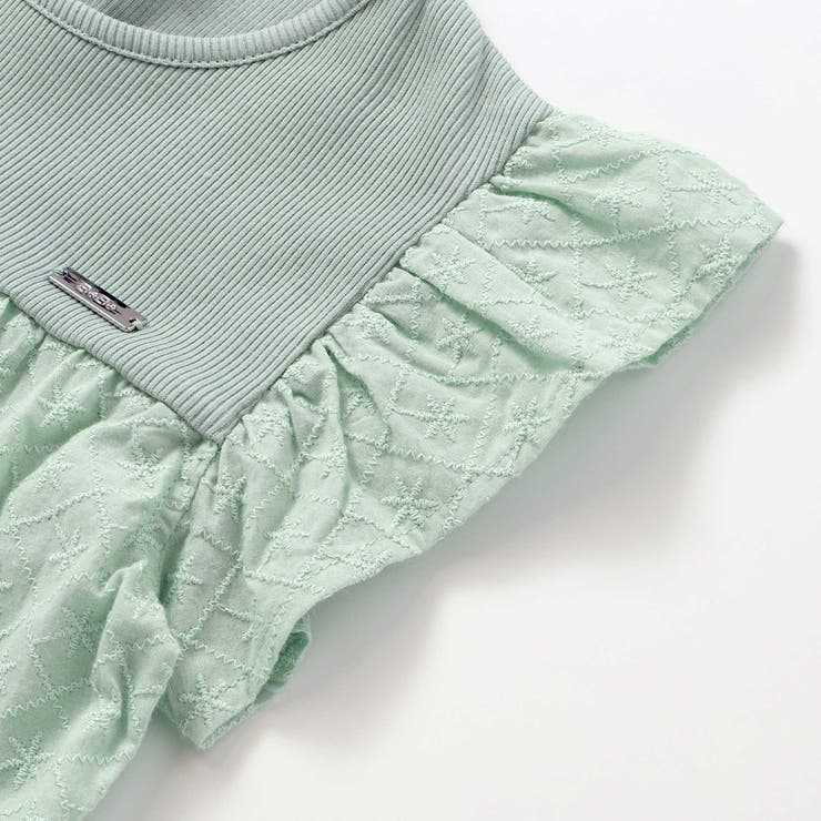 ローンレースティアードフリルワンピース(90~140cm) | BeBe | 詳細画像11 