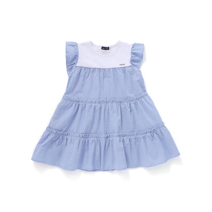 ローンレースティアードフリルワンピース(90~140cm) | BeBe | 詳細画像6 