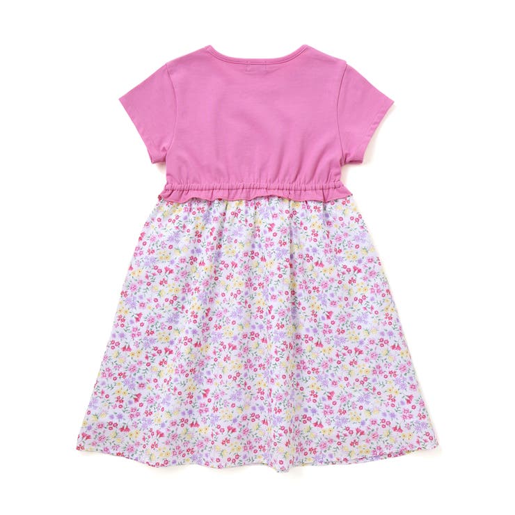 【お揃い】シャンドゥフルールプリントローン天竺切り替えワンピース(80~150c… | BeBe | 詳細画像10 