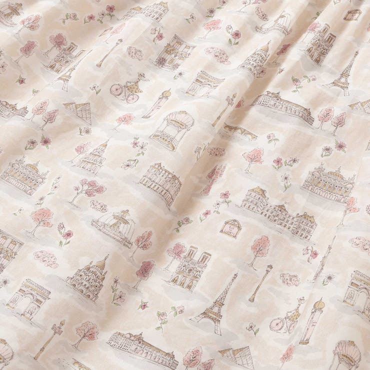 【お揃い】リバティタナローン(PARIS POSTCARD)リボンベルトワンピー… | BeBe | 詳細画像15 