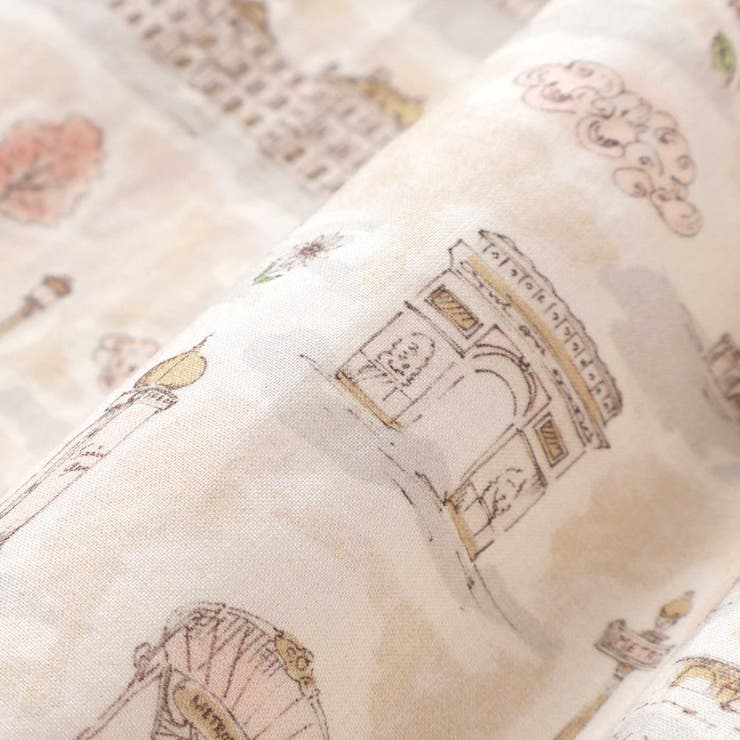 【お揃い】リバティタナローン(PARIS POSTCARD)リボンベルトワンピー… | BeBe | 詳細画像19 