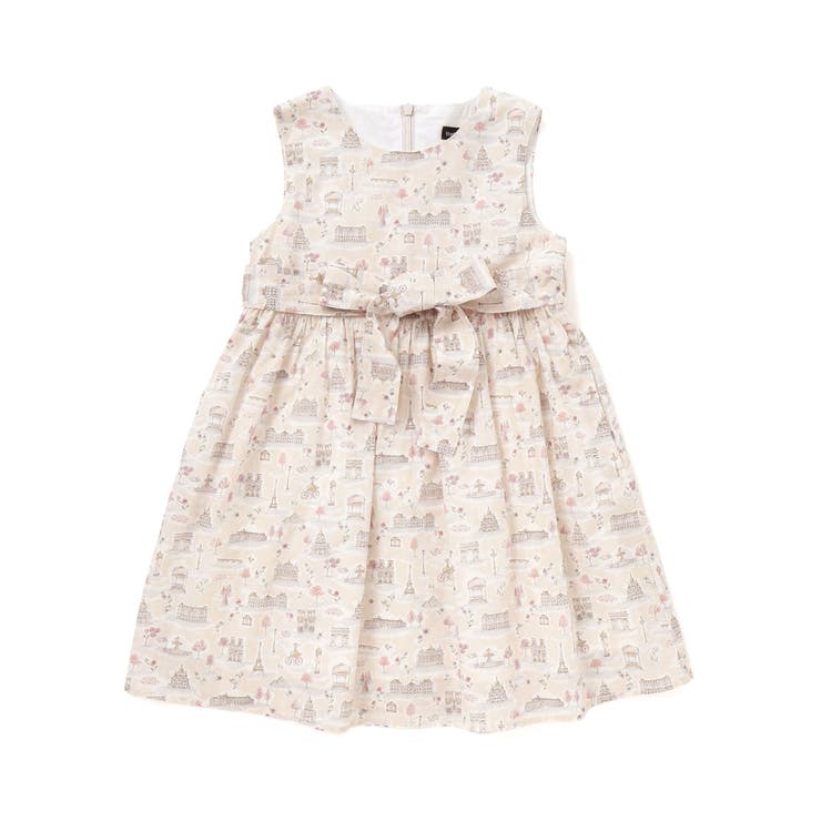 【お揃い】リバティタナローン(PARIS POSTCARD)リボンベルトワンピー… | BeBe | 詳細画像6 