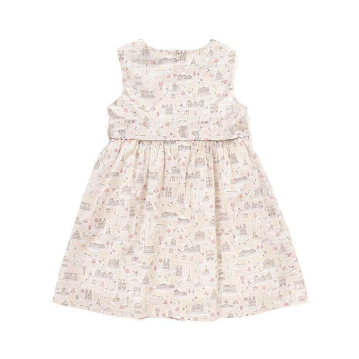 【お揃い】リバティタナローン(PARIS POSTCARD)リボンベルトワンピー… | BeBe | 詳細画像7 