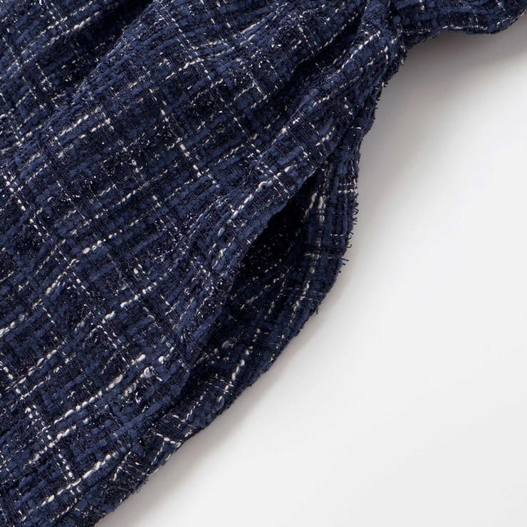 【お揃い】エタンセルラメツイードドッキングワンピース(90~160cm) | BeBe | 詳細画像13 