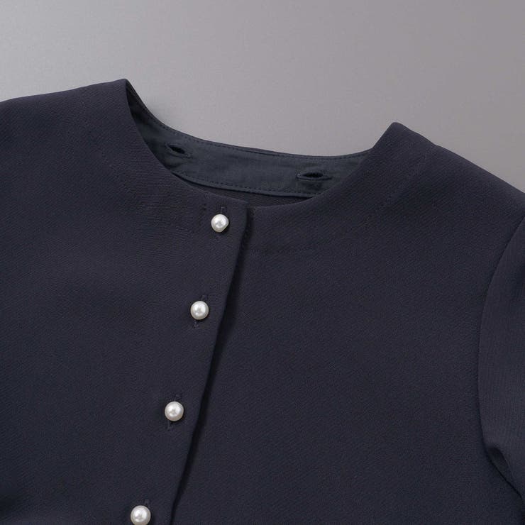 ダブルクロス3way付け襟長袖ギャザーワンピース(110~130cm) | BeBe | 詳細画像13 