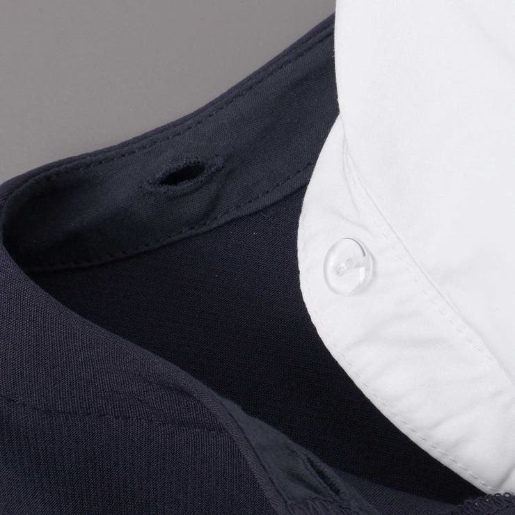 ダブルクロス3way付け襟長袖ギャザーワンピース(110~130cm) | BeBe | 詳細画像14 