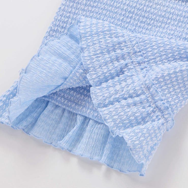 ぽこぽこシャーリングビスチェ+ショートパンツセットアップ(90~140cm) | BeBe | 詳細画像14 