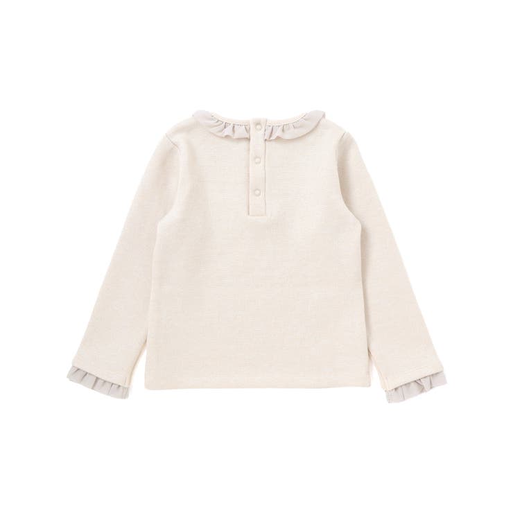 ラメニットフリルトップス+スカート セットアップ(100~140cm) | BeBe | 詳細画像5 