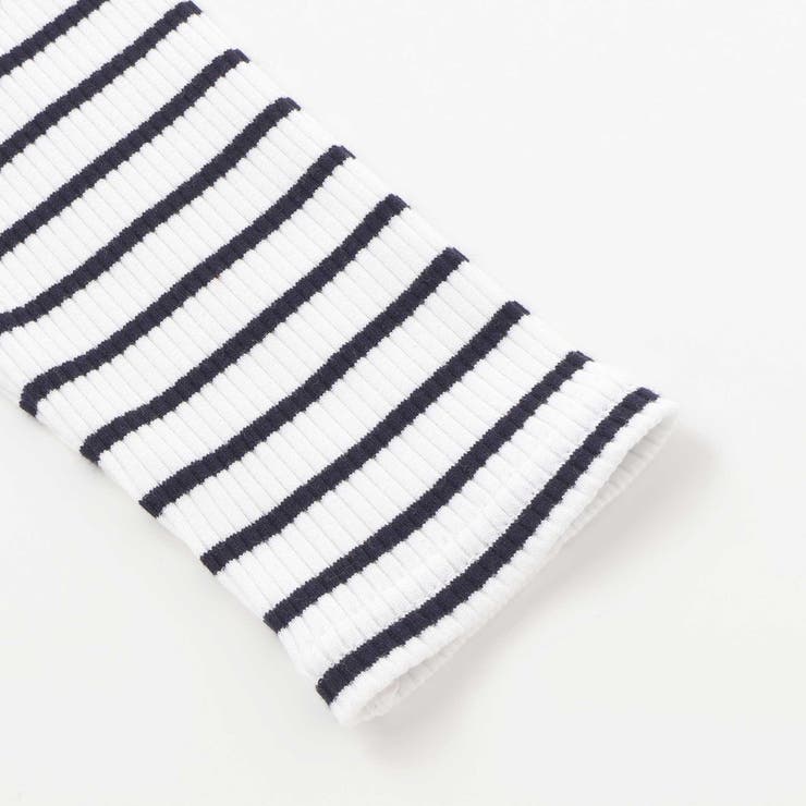 ラメジョーゼットシャーリングキャミ+リブボーダー長袖Tシャツセット(90~160… | BeBe | 詳細画像16 