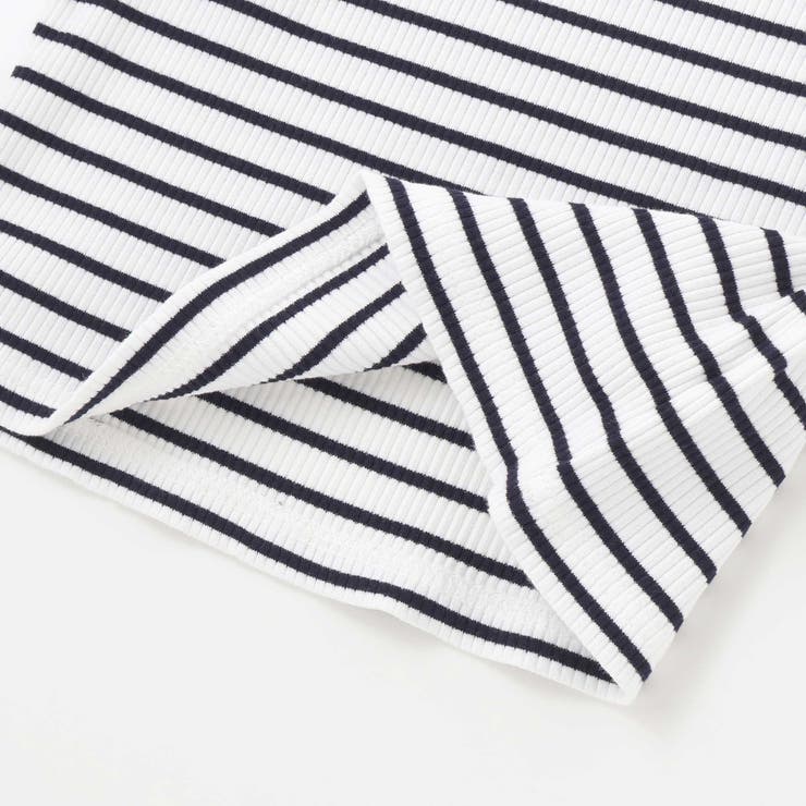 ラメジョーゼットシャーリングキャミ+リブボーダー長袖Tシャツセット(90~160… | BeBe | 詳細画像17 