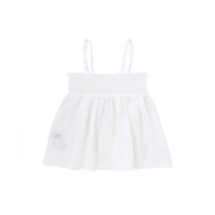 ラメジョーゼットシャーリングキャミ+リブボーダー長袖Tシャツセット(90~160… | BeBe | 詳細画像8 