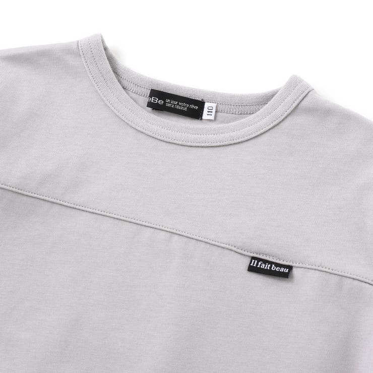 ボーダー半袖Tシャツ+長袖Tシャツセット(90~160cm) | BeBe | 詳細画像18 