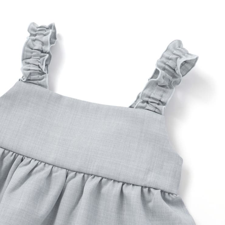 リネン調オックスブラウス+ロングパンツセットアップ(100~160cm) | BeBe | 詳細画像11 