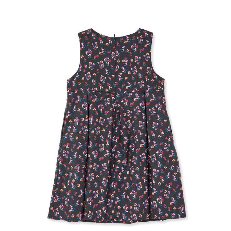 新品　BeBe 花柄ワンピース　130 お揃い】【DEVEAUX】花柄ワンピース(90~140cm)(90cm ホワイト系