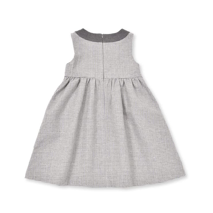 【お揃い】ラメ千鳥格子ジャンパースカート(90~150cm) | BeBe | 詳細画像11 