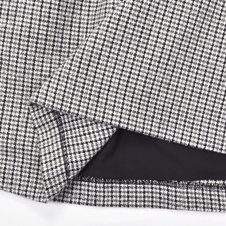 【お揃い】ラメ千鳥格子ジャンパースカート(90~150cm) | BeBe | 詳細画像7 