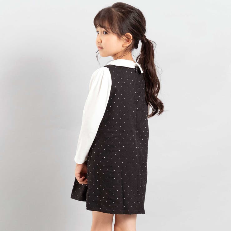 【お揃い】エトワールシャイニードットジャンパースカート(100~150cm) | BeBe | 詳細画像3 