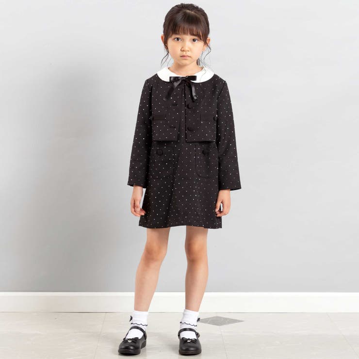 【お揃い】エトワールシャイニードットジャンパースカート(100~150cm) | BeBe | 詳細画像4 