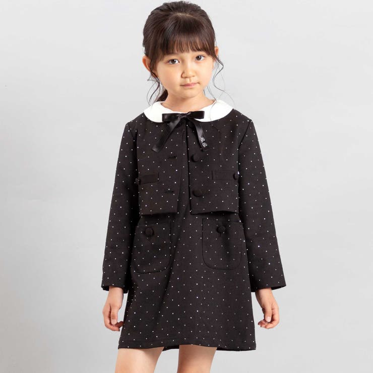 【お揃い】エトワールシャイニードットジャンパースカート(100~150cm) | BeBe | 詳細画像5 