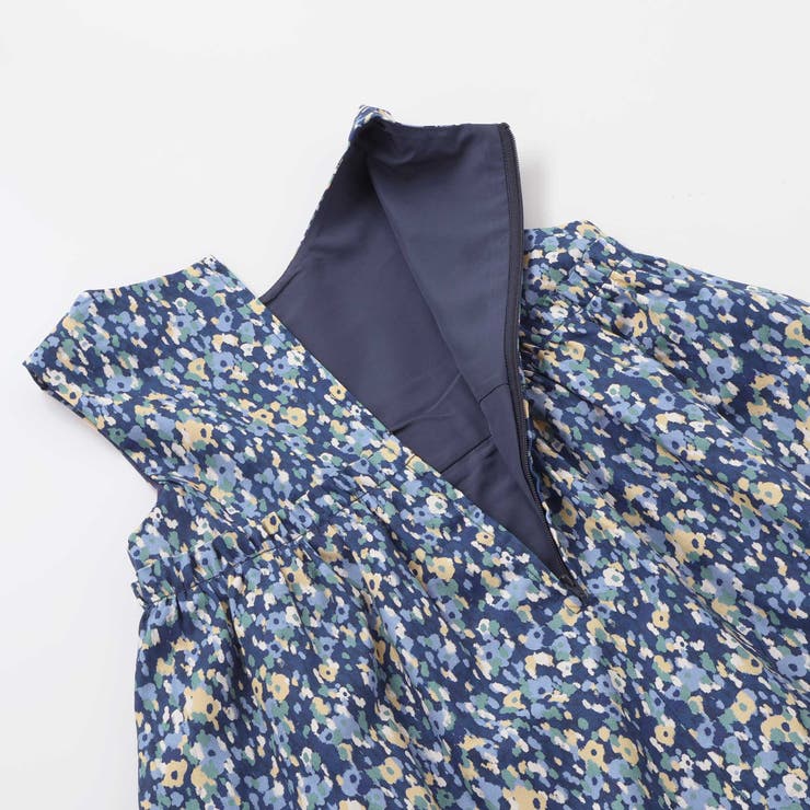 【お揃い】オンフルールフラワープリントジャンパースカート(80~150cm) | BeBe | 詳細画像11 