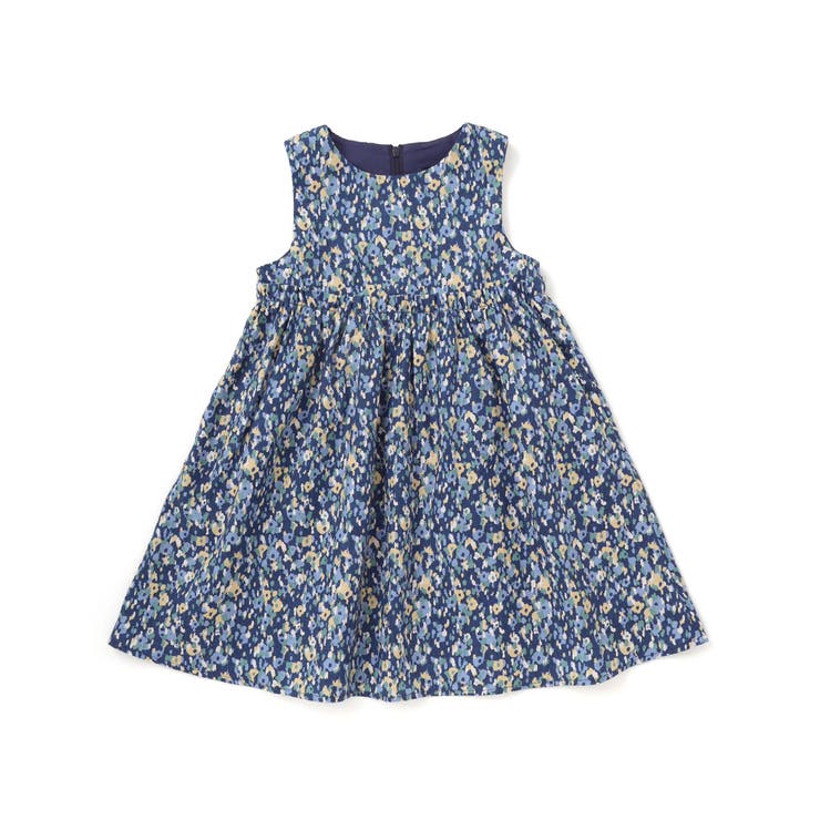 【お揃い】オンフルールフラワープリントジャンパースカート(80~150cm) | BeBe | 詳細画像5 