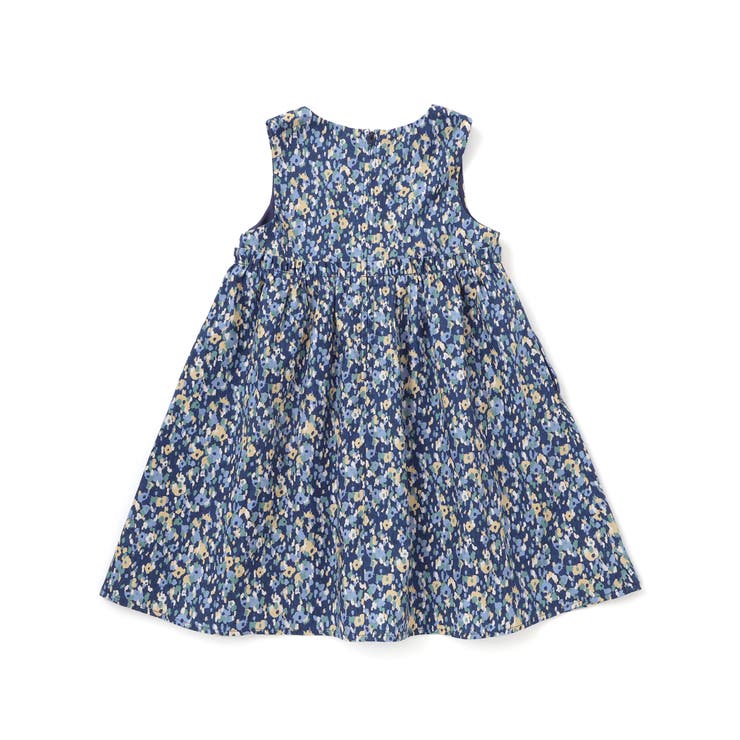 【お揃い】オンフルールフラワープリントジャンパースカート(80~150cm) | BeBe | 詳細画像6 