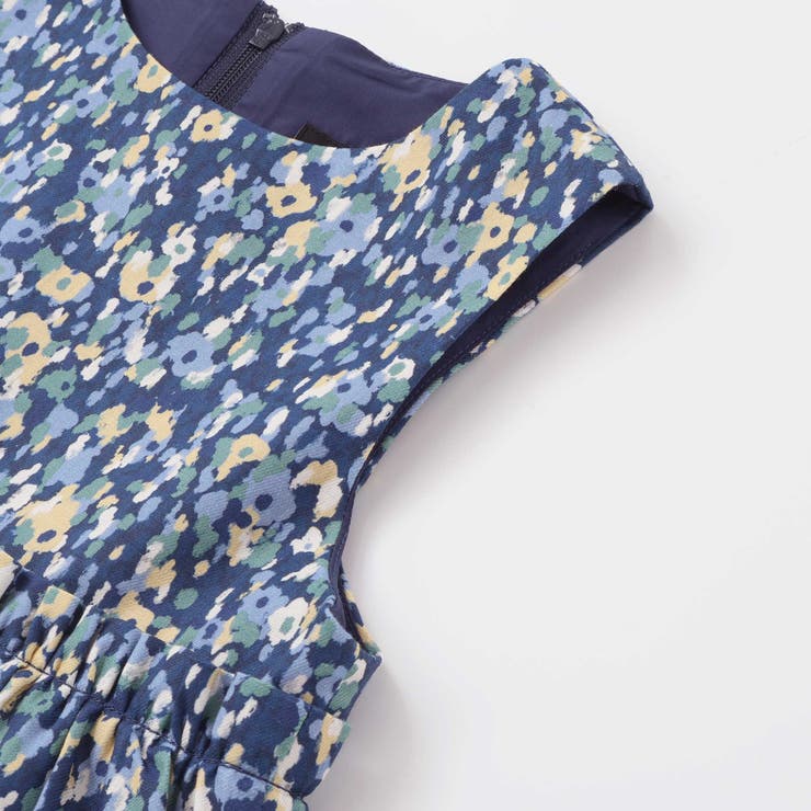 【お揃い】オンフルールフラワープリントジャンパースカート(80~150cm) | BeBe | 詳細画像8 