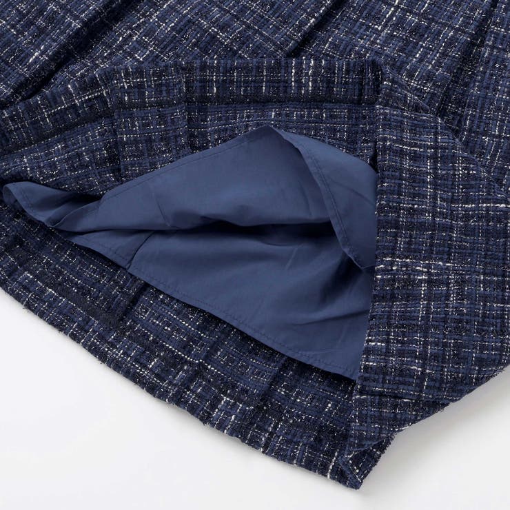 エタンセルラメツイードプリーツジャンパースカート | BeBe | 詳細画像17 