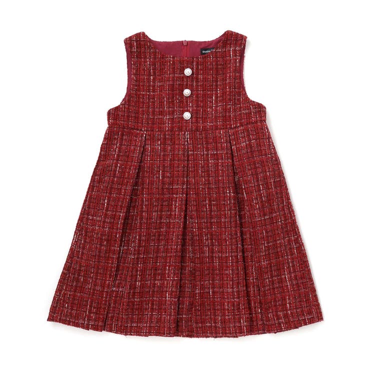 エタンセルラメツイードプリーツジャンパースカート | BeBe | 詳細画像5 