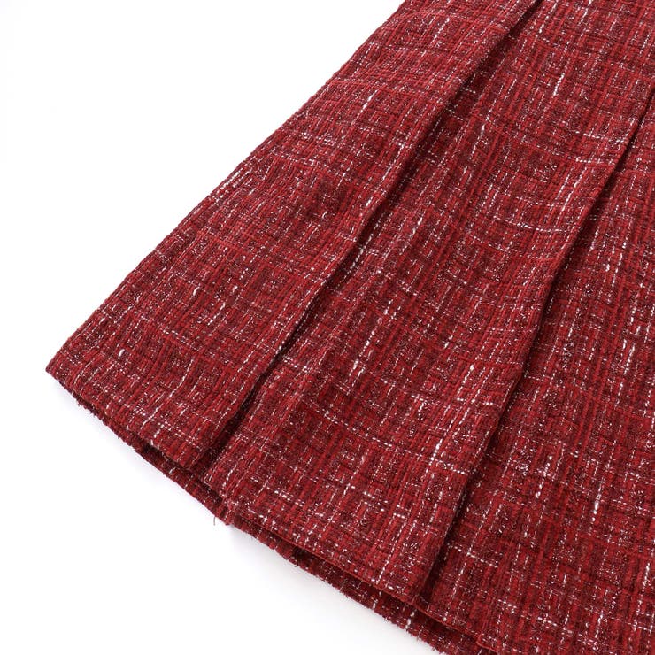 エタンセルラメツイードプリーツジャンパースカート | BeBe | 詳細画像7 