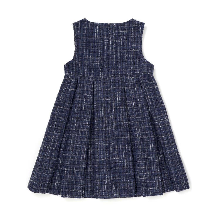 エタンセルラメツイードプリーツジャンパースカート | BeBe | 詳細画像9 