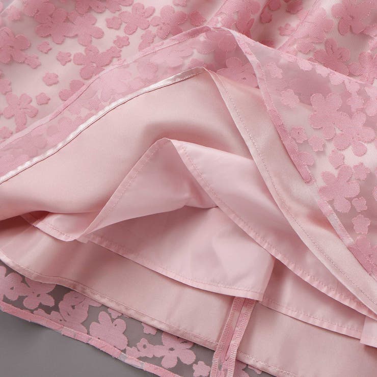 フローラルオパールプリントウエストリボンドレス(110~130cm) | BeBe | 詳細画像18 