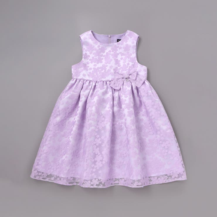 フローラルオパールプリントウエストリボンドレス(110~130cm) | BeBe | 詳細画像7 