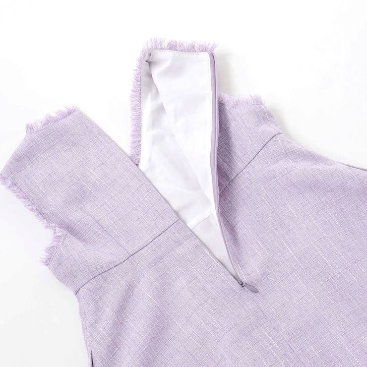 【お揃い】ツイード調Vネックフリンジジャンパースカート(90~140cm) | BeBe | 詳細画像13 