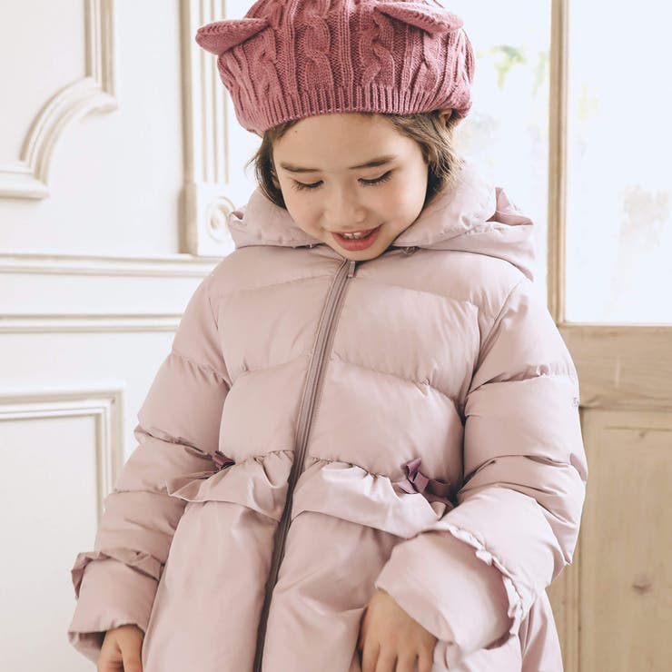 撥水加工】マットタフタフード付きバルーンダウンコート(90